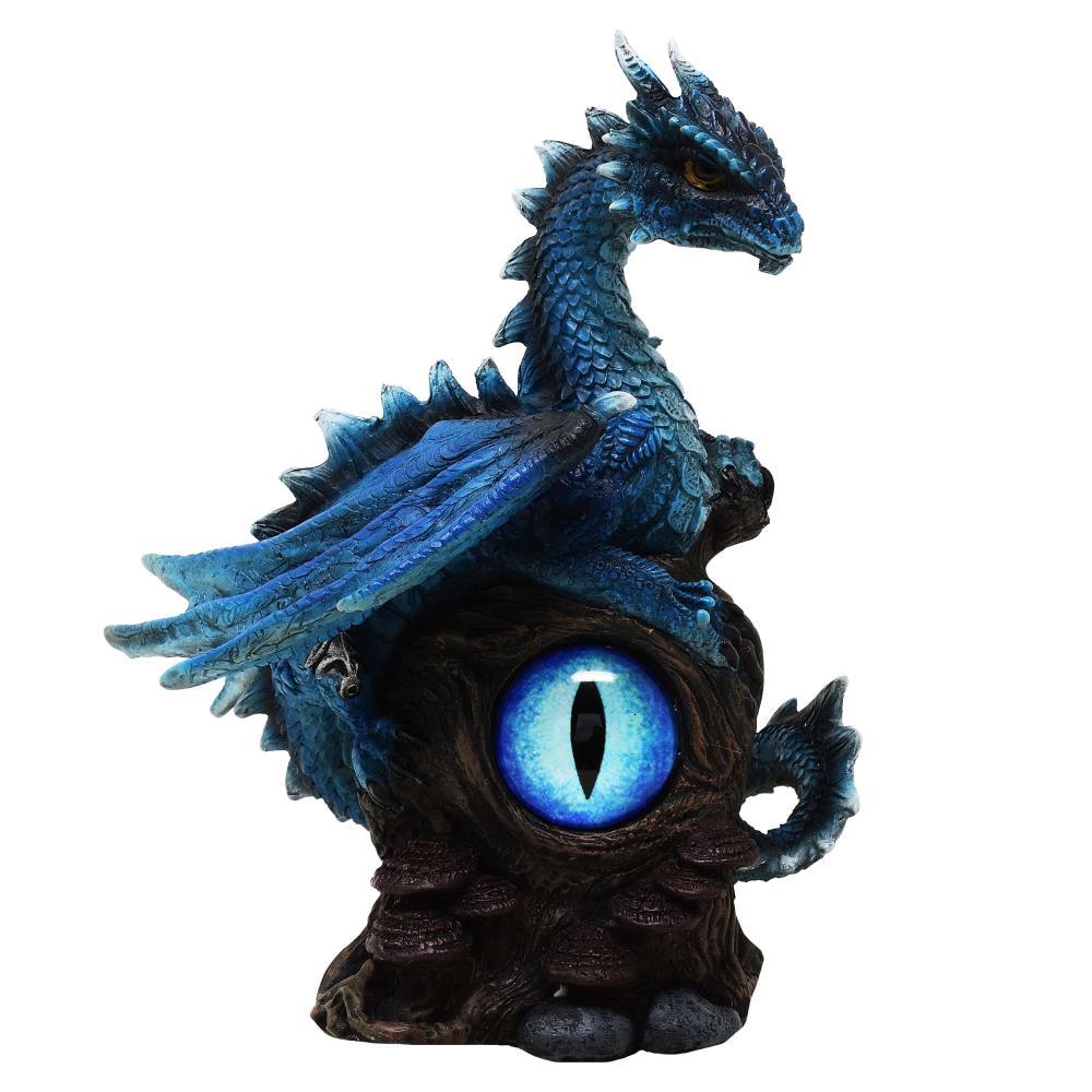 Blue dragon with dragon eye