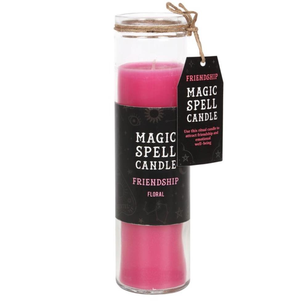 Spell Tube Candle "Friendship - Floral"