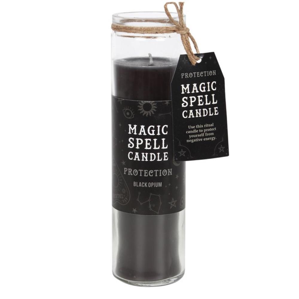 Spell Tube Candle "Protection - Black Opium"