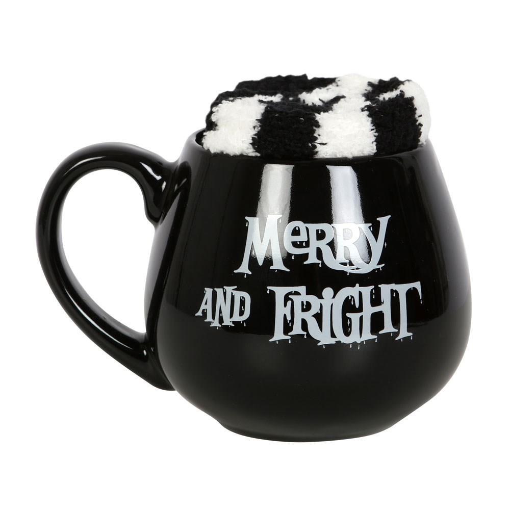 Tasse "Merry and Fright" mit Socken