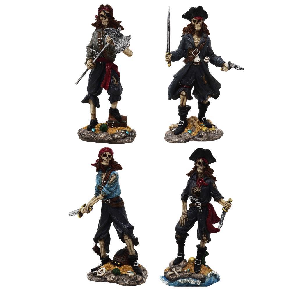 Skeleton Pirates SET of 4