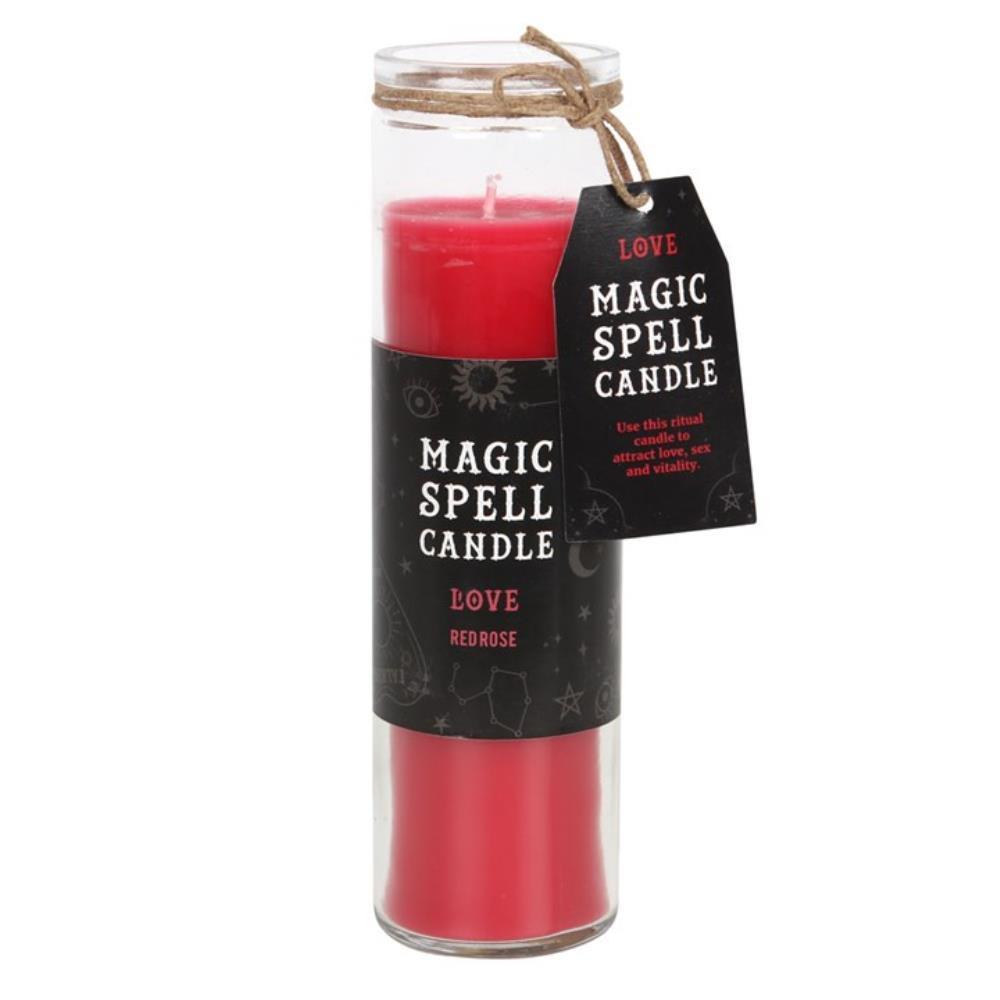 Spell Tube Candle "Love - Rose"